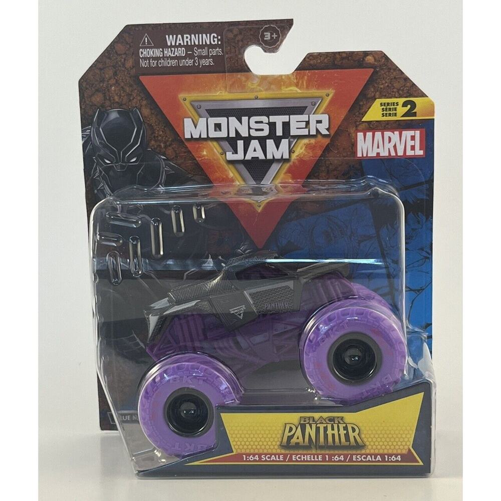 Monster Jam Trucks Black Panther 1:64 Scale Series 2